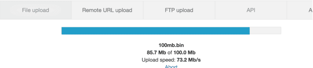 katfile download speed